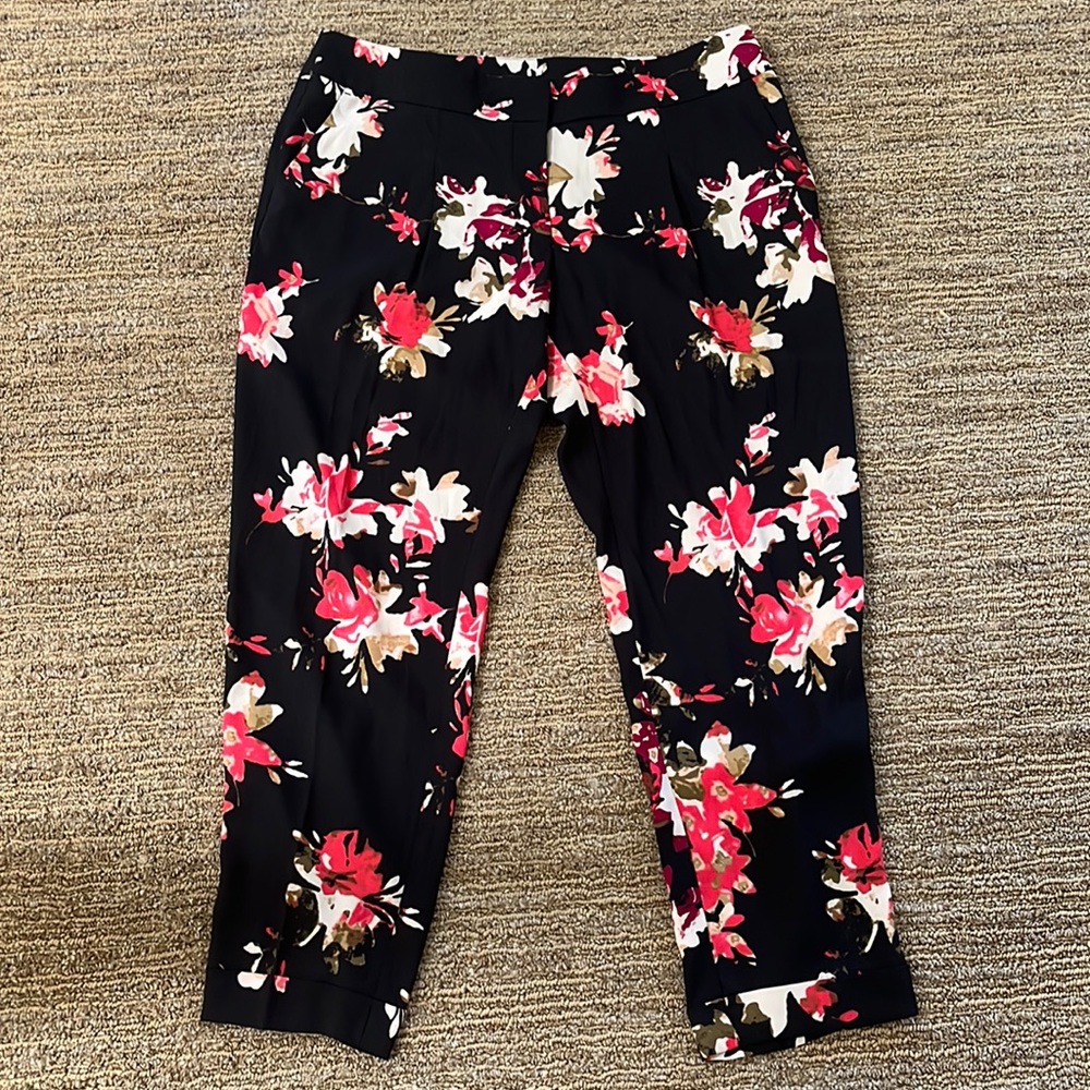 Loft Lightweight Floral Pants